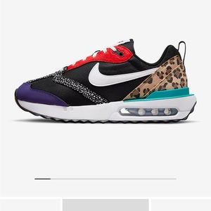 Nike Air Max Dawn-Black/White/Habanero Red